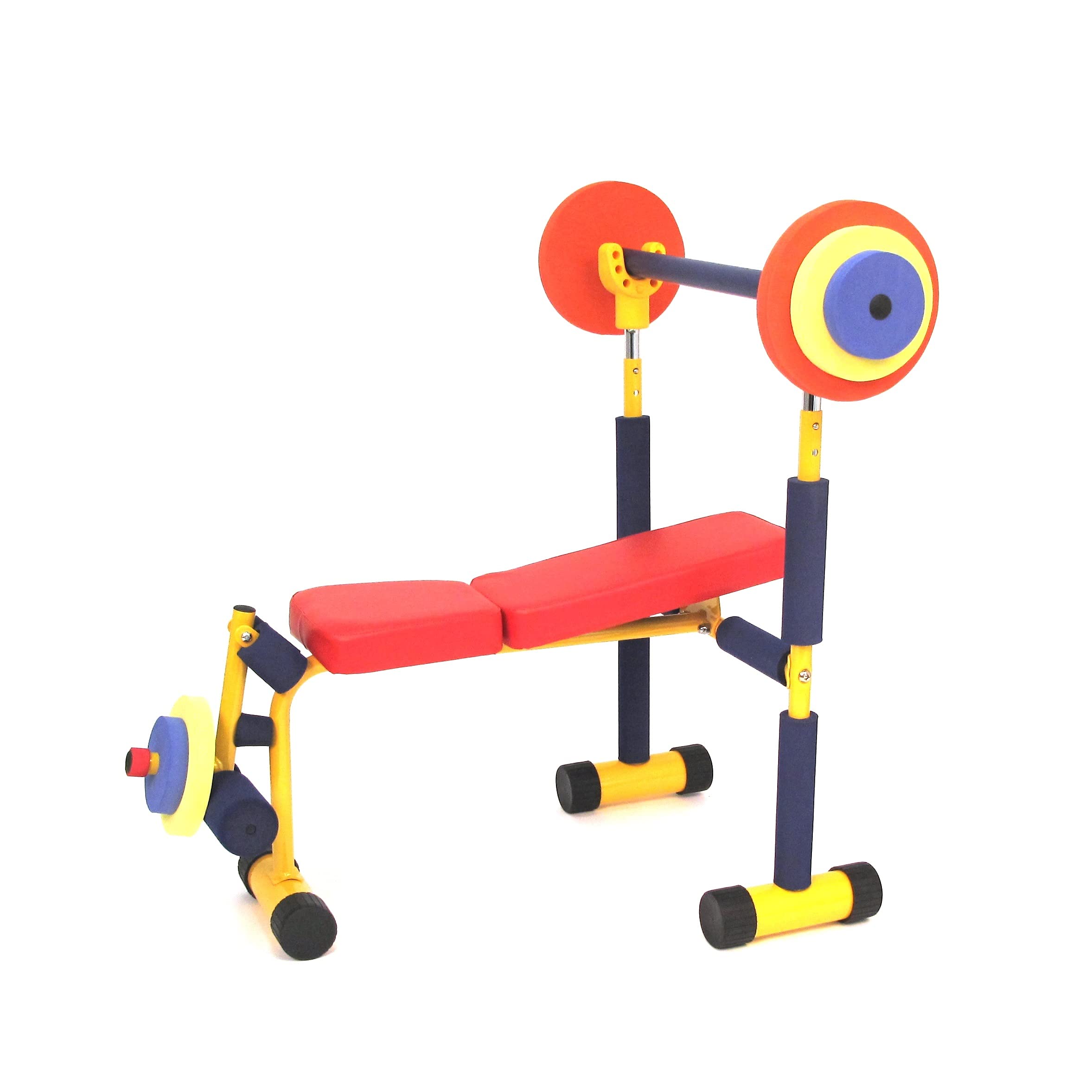 【Sports&Outdoors】Redmon Fun and Fitness Exercise Equipment for Kids - Weight Bench Set