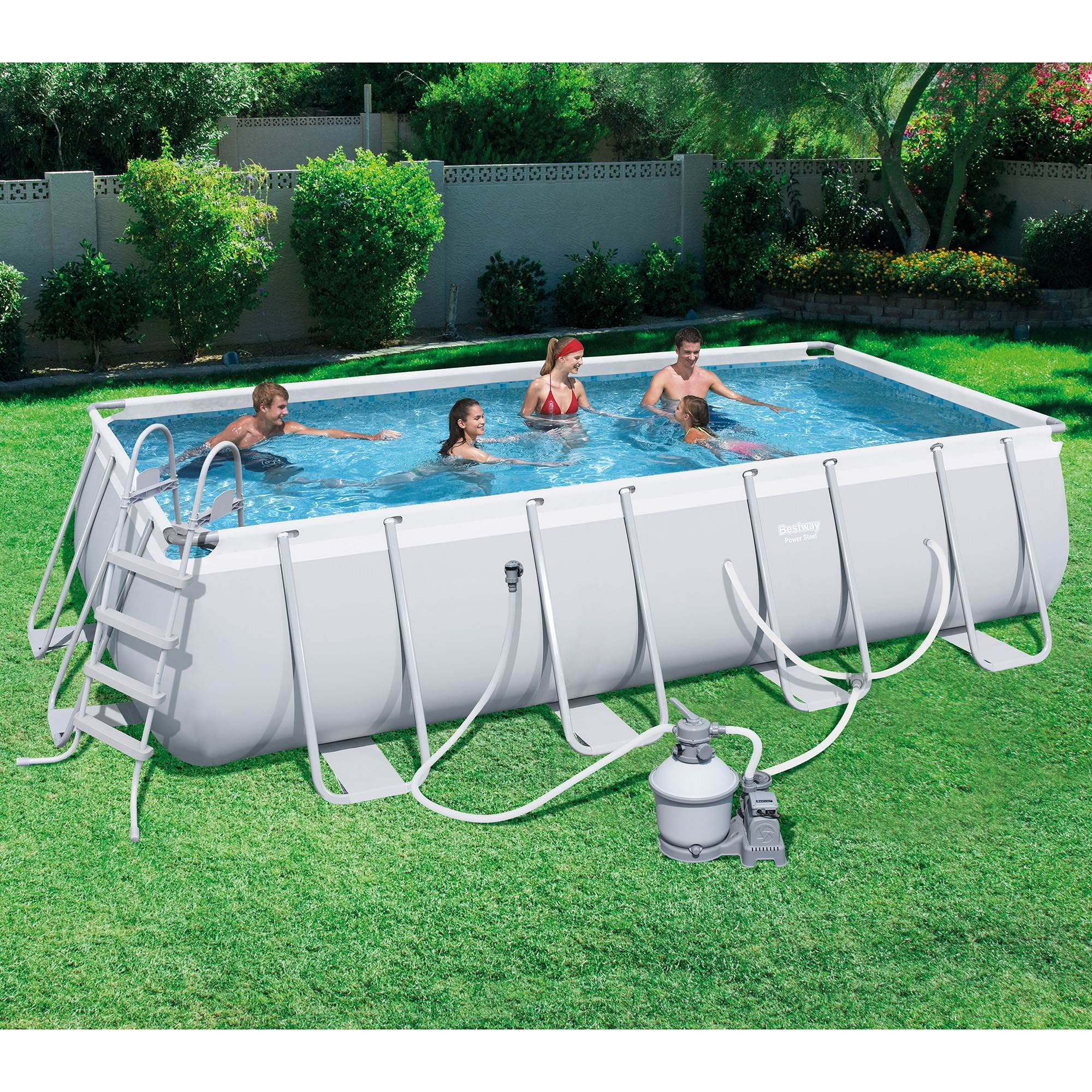 【Sports&Outdoors】532x266x132 Swimming Pool Family Adult Paddling Pool Outdoor