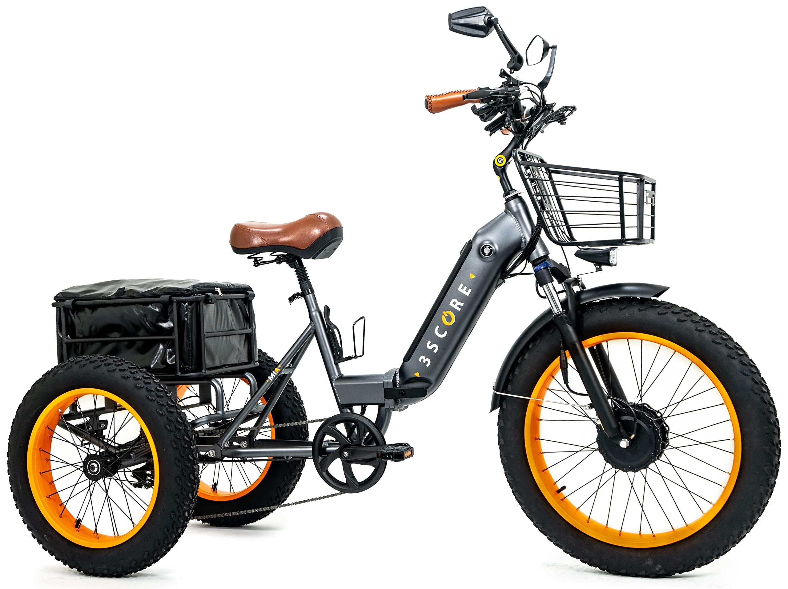 【Sports&Outdoors】Electric Fat Trike 750W Motor & 48V Lithium Rechargeable Battery - Etrike 24 Inch Fat Tire
