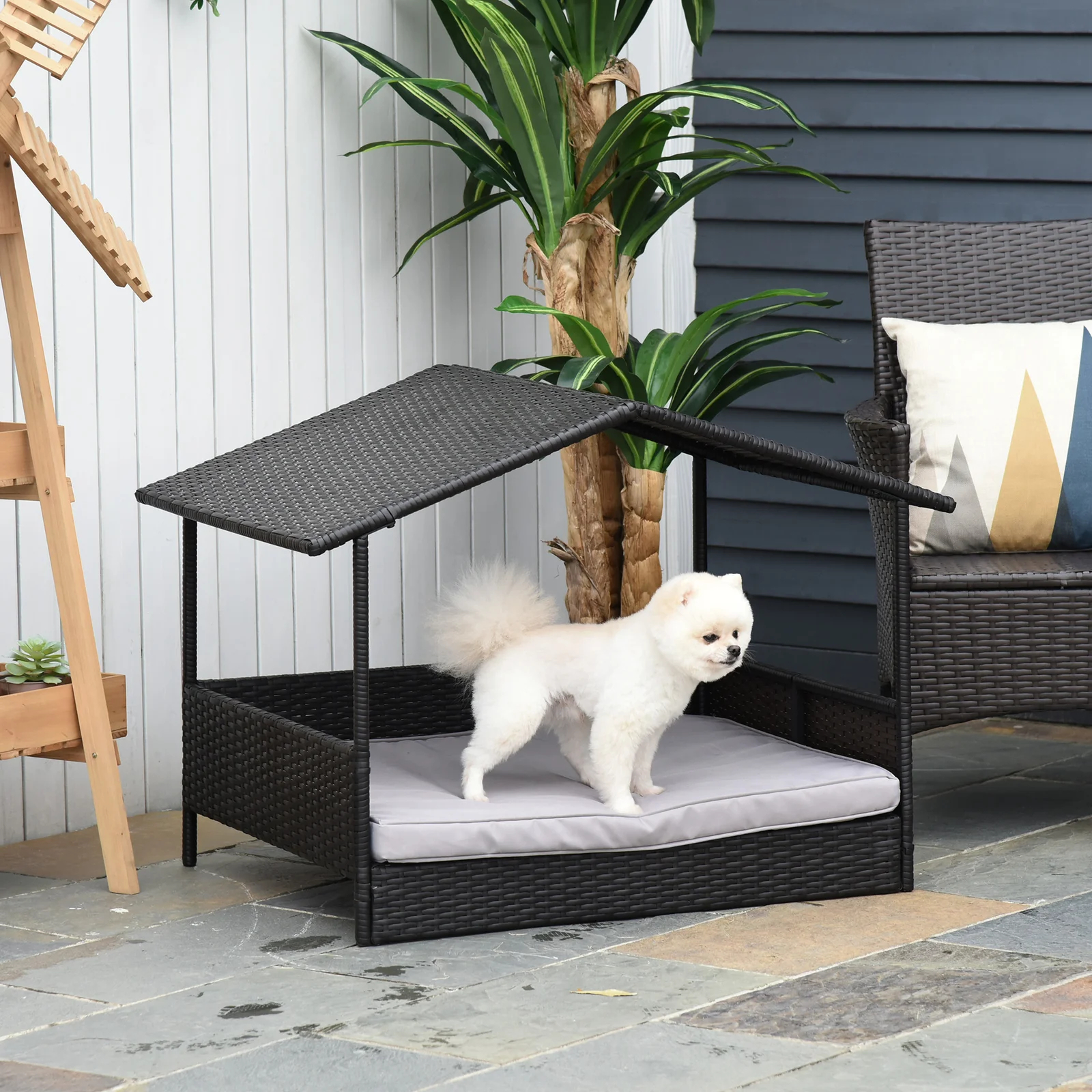 【Pet】Lollis Outdoor Wicker Cot Dog Bed