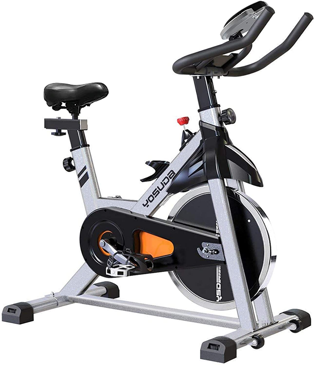 【Sports&Outdoors】Indoor Cycling Bike Stationary Bike - Cycle Bike with Ipad Mount & Comfortable Seat Cushion