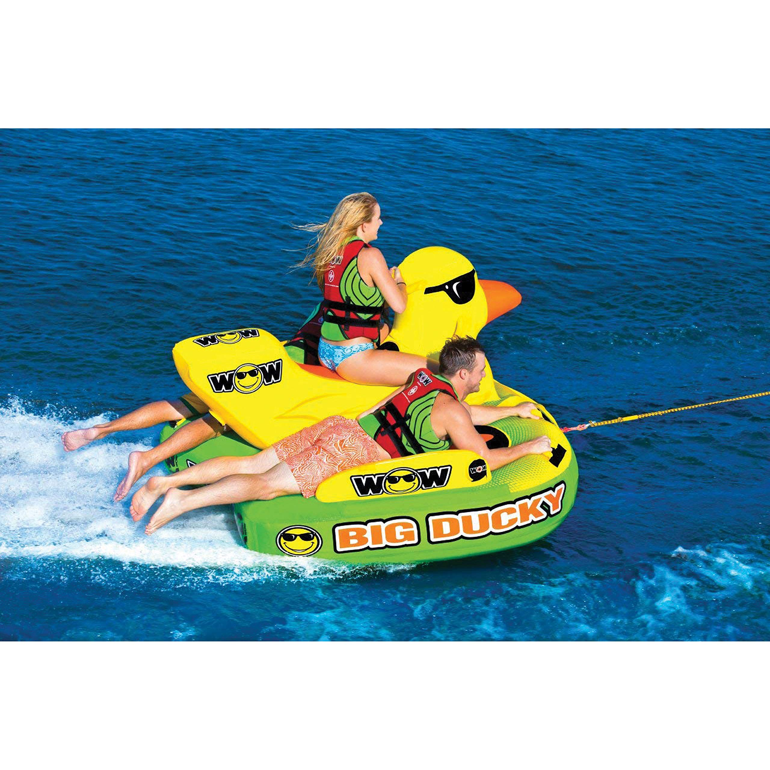 【Sports&Outdoors】World of Watersports Big Ducky Inflatable Towable Deck Tube for Boating