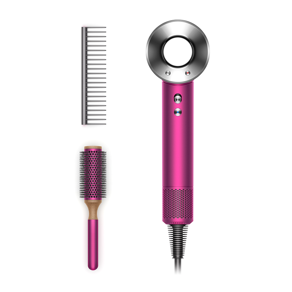 【Appliances】Supersonic Hair Dryer Limited Edition Gift Set, Fuchsia/Nickel