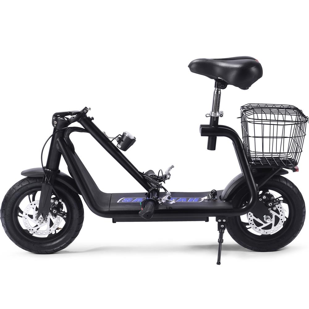 MotoTec Metro 36v 350w Lithium Electric Scooter Black