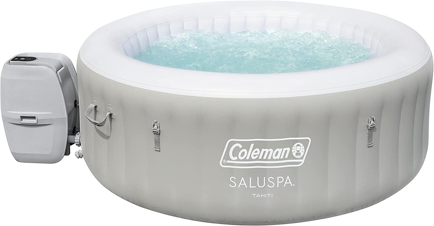 Coleman SaluSpa Inflatable Hot Tub | Portable Hot Tub W/ Heated Water System & Bubble Jets