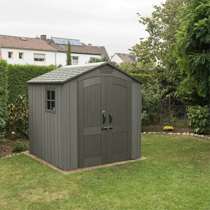 【Storage Shed】【BS】Lifetime 7x7 ft Outdoor Storage Shed