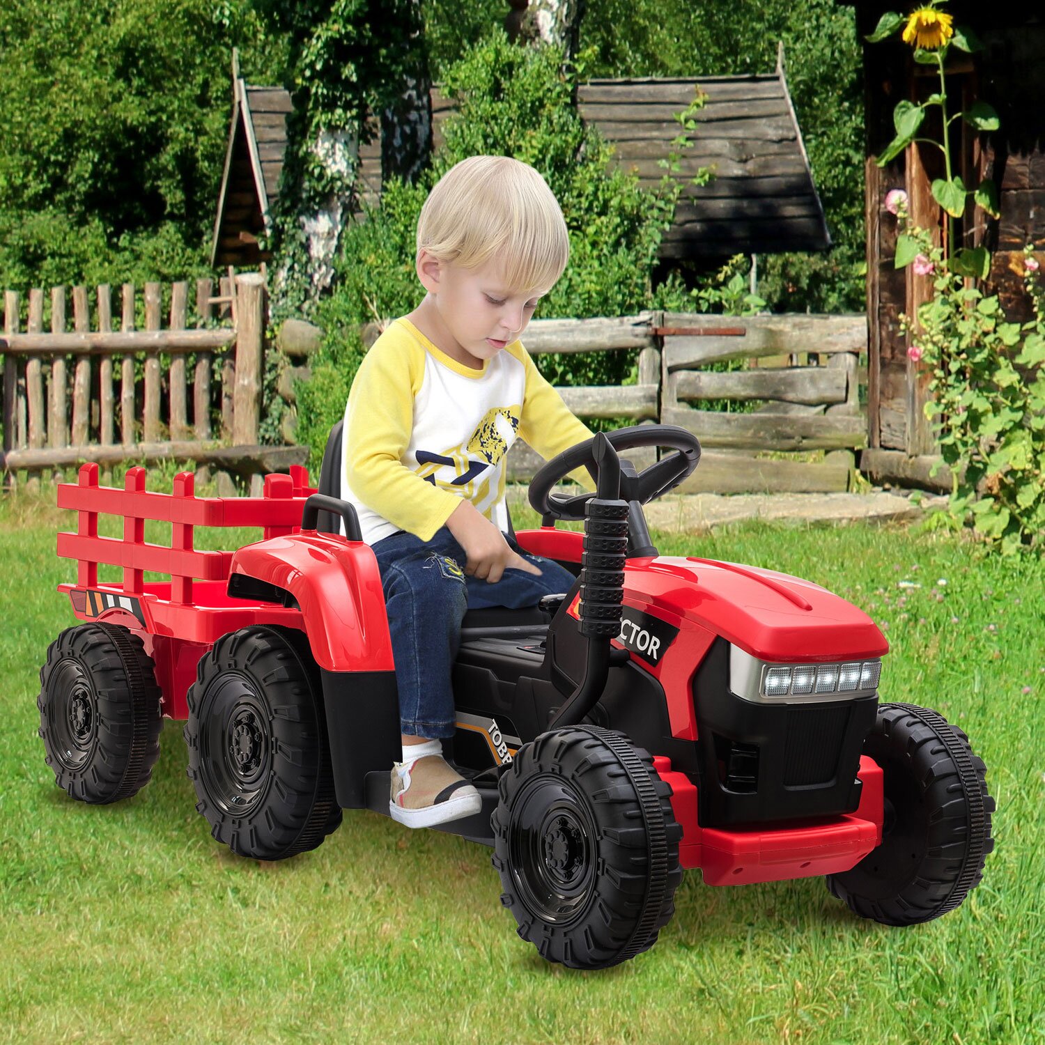 【Baby&Kids】Ride On Tractor Battery Powered Electric Car and Truck