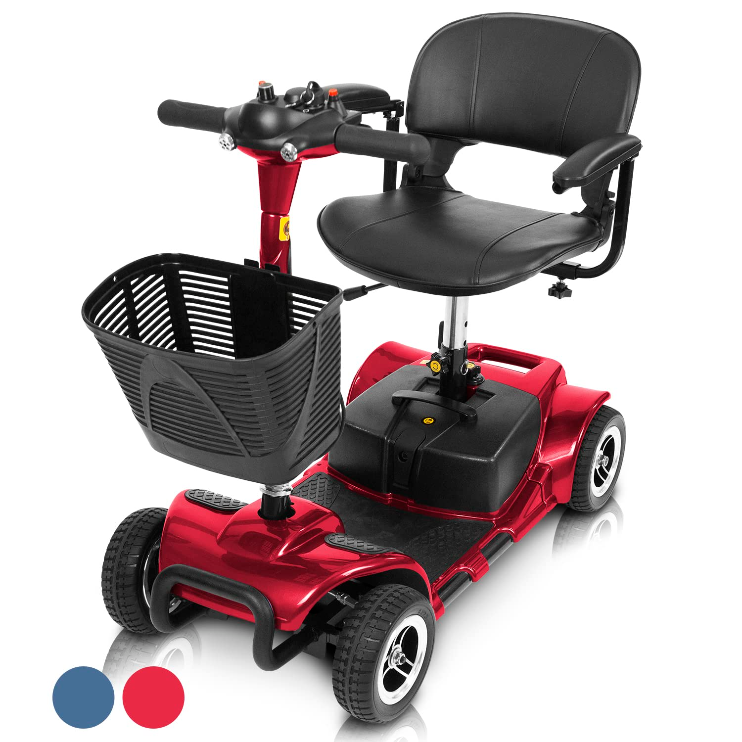 【Sports&Outdoors】Vive 4 Wheel Mobility Scooter - Electric Powered Wheelchair Device