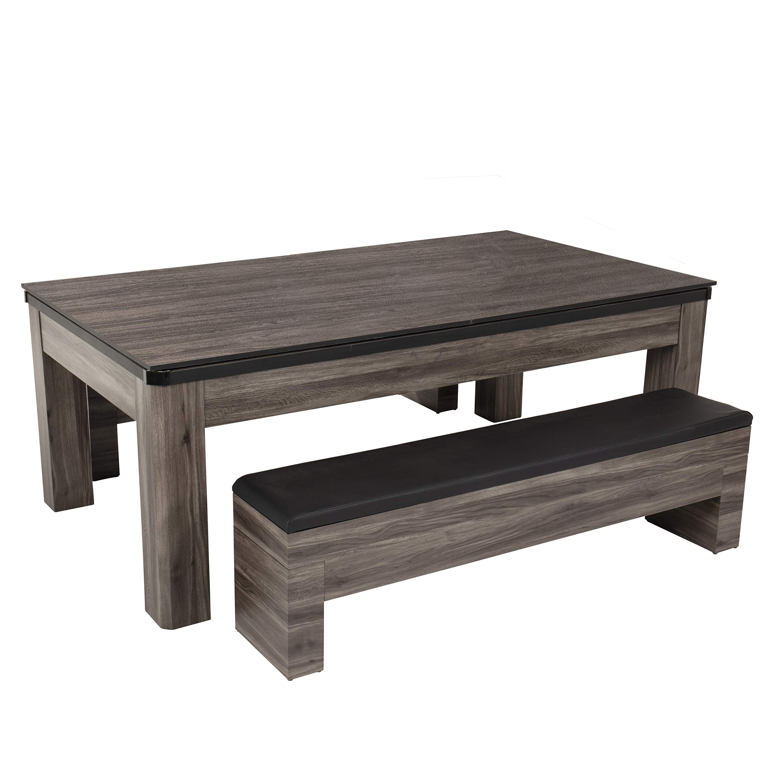 【Sports&Outdoors】7' Hampton 3-in-1 Combination Table Includes Billiards, Table Tennis & Dining Table