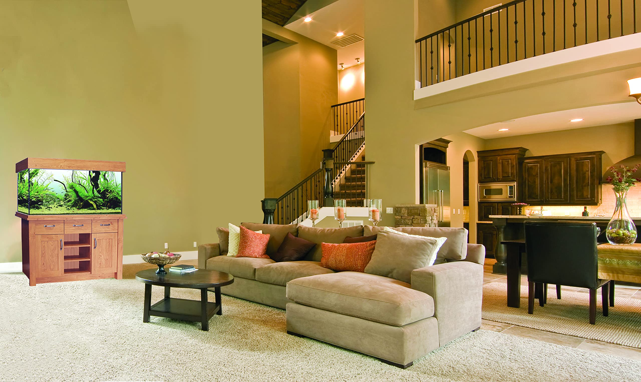 【Pet】Oak Aquarium Fish Tanks Oak Style & Oak Shades