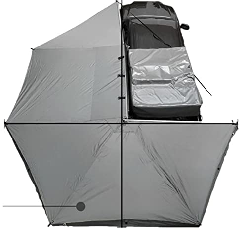 【Sports&Outdoors】Dark Gray with Black Travel Cover - Driverside