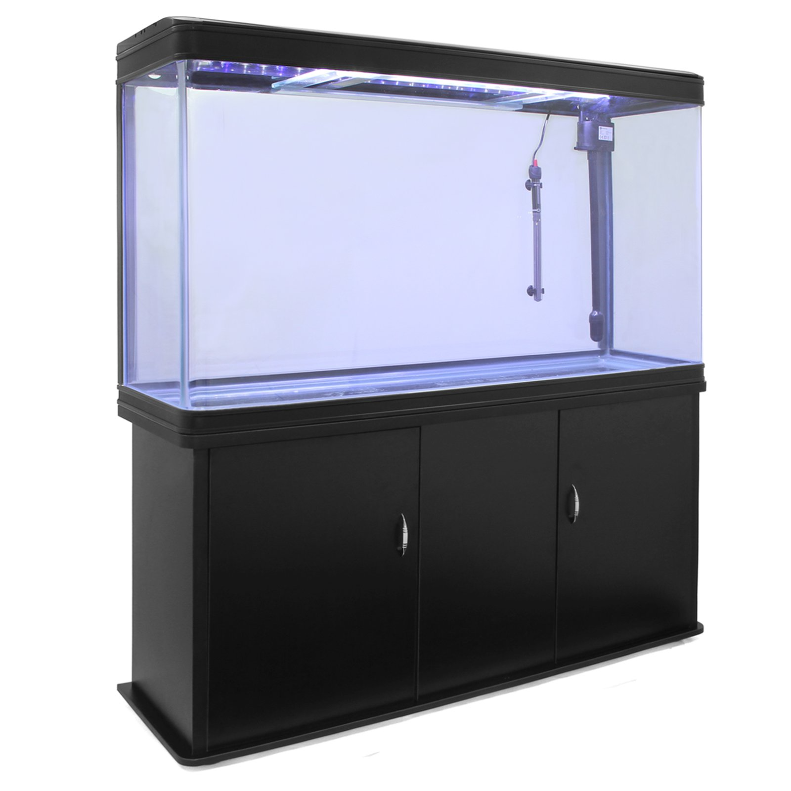 【Pet】【BS】Large Fish Tank Aquarium 4ft 300L Marine Tropical Salt Water Freshwater & Complete Starter Kit