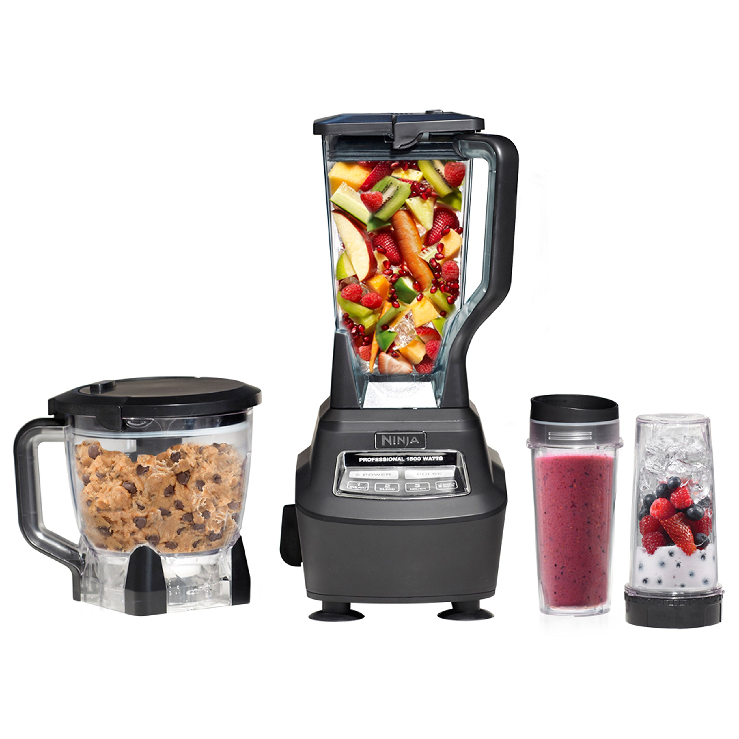 【Appliances】Ninja BL770 Mega Kitchen System, 1500W, 4 Functions for Smoothies, Processing, Dough, Drinks