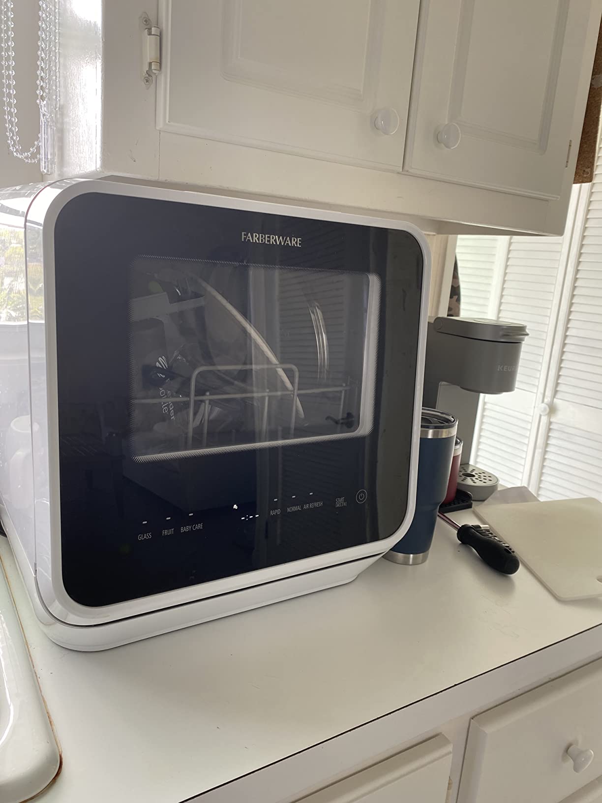 【Appliances】Farberware Complete Portable Countertop Dishwasher with 5-Liter Built-in Water Tank