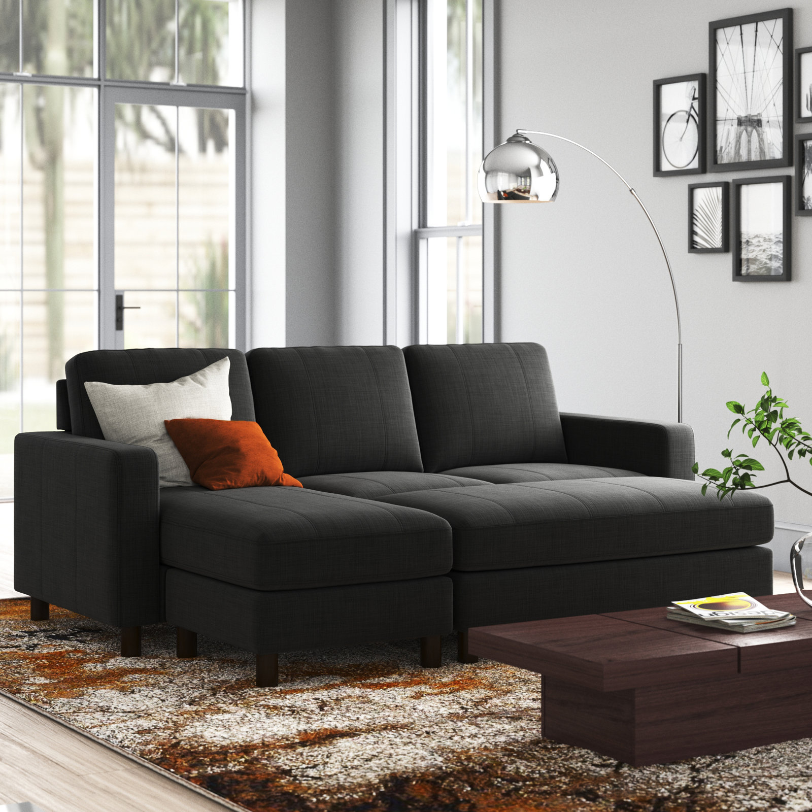 【Furniture】Barlett 2 - Piece Upholstered Chaise Sectional