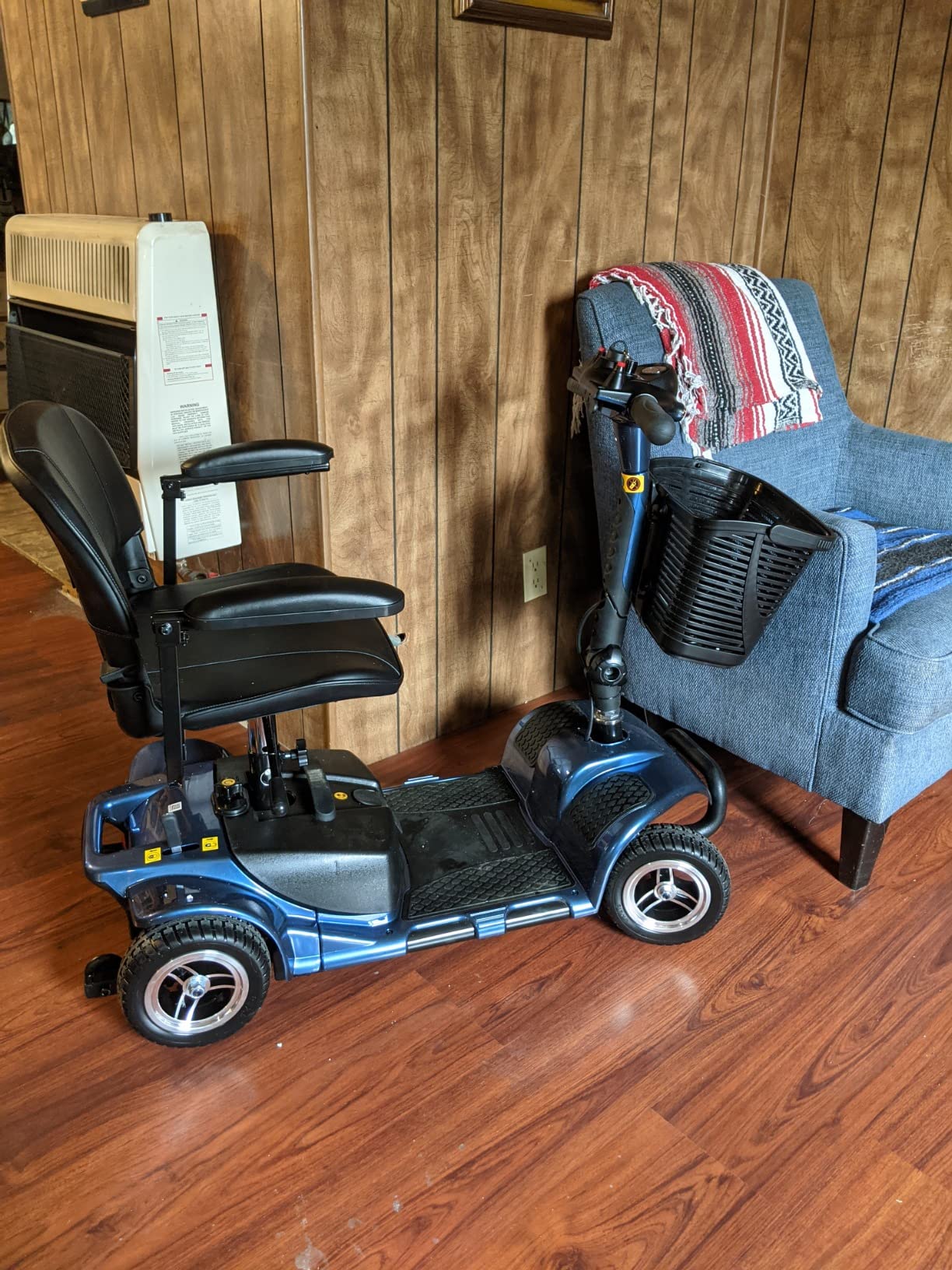 【Sports&Outdoors】Vive 4 Wheel Mobility Scooter - Electric Powered Wheelchair Device