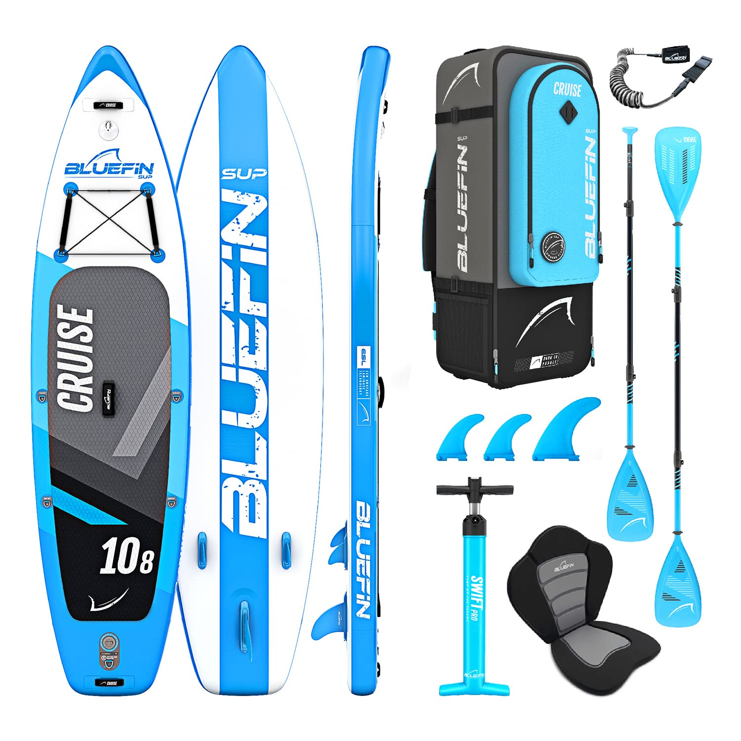 【Sports&Outdoors】Inflatable Stand Up Paddle Board  Kayak Conversion Kit  10'8, 12', 15'
